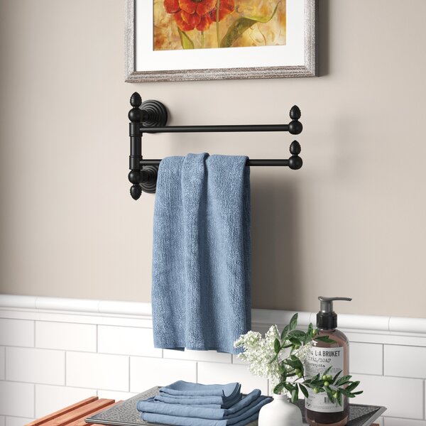 Bronze Square Bathroom Towel Ring-6